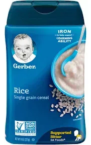 Gerber Baby Cereal Rice