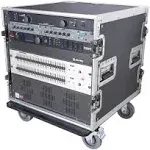 ProX T-10RSS, 10U Space Rack Mount Flight Case 19 inch Depth with Casters