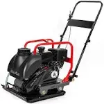 XtremepowerUS Plate Compactor Gas 6HP 208cc 4500lb Force Construction 61015