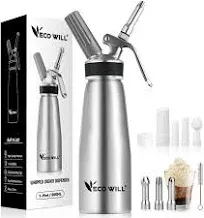 ECO-WILL Professional Whipped Cream Dispenser