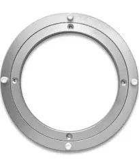 TROOPS BBQ Lazy Susan Turntable Ring - Commercial Aluminum Lazy Susan Bearing Hardware Single-Row Ball Bearings for Heavy Loads (300 lbs. Capacity) - 12 Inches