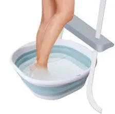 Portable Pool Foot BathCollapsibl<wbr/>e Pool Foot Wash Basin TubFoot Bath Basin fo...