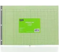 Staples Columnar Pads, 12 Columns, 11&#034; x 16-5/16&#034;