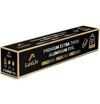 Extra Thick Heavy Duty 20 Micron Kitchen Catering Aluminum Foil Premium - 161 Sq