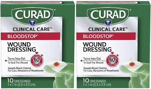 curad Blood Stop Gauze Packets