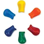 The Pencil Grip - Original Grip, 2.1" Long, Assorted Colors, 6/Pack