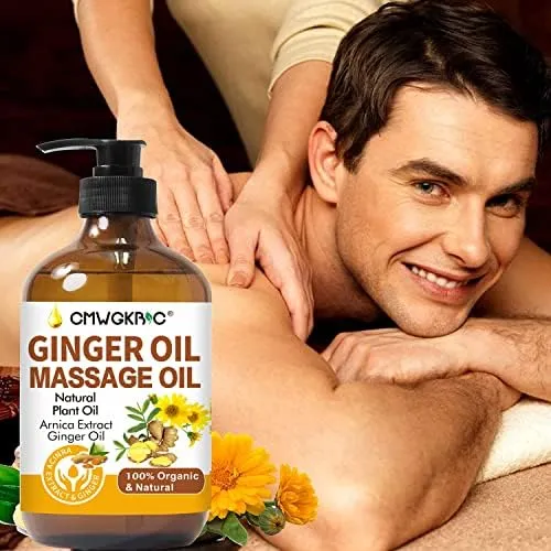 CMWGKBC Ginger Oil Massage Oil for Lymphatic Drainage Arnica Oil 100% Natural...