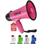 Pyle Pro PMP24PK 20W Megaphone with Siren (Pink)