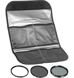 Hoya 49mm Digital Filter Kit II - Slim UV, Cir-PL, ND8 Filters &amp; Case HK-DG49-II