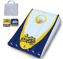 Driveway Games Floating Bean Bag Toss Inflatable Cornhole Game for Pool