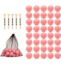 Bac-kitchen 40 Pack Foam Golf Practice Balls - Realistic Feel and Limited Fli...