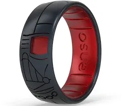 Enso Rings Etched Star Wars - Classic Silicone Ring - Comfortable and Flexible Design