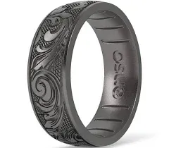 Enso Rings Signature Etched Silicone Rings