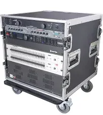 ProX T-10RSS 10U Rack Space ATA Style Flight Case 19 Inch Depth with 4" Casters | Reverb