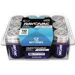 Rayovac High Energy D Long Lasting Alkaline Non-Rechargeab<wbr/>le Batteries 12 pk