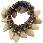 African Tribal Style Nuts Shell Bracelet Dora Nut Handbell Percussion Accesso...