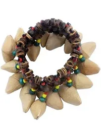 Mowind African Tribal Style Shell Bracelet Dora Nut