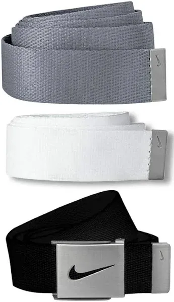 Nike Men's 3 Pack Golf Web Belt