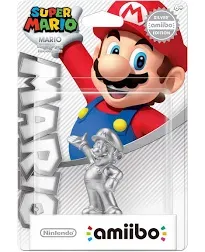 Nintendo Super Mario Silver Edition Amiibo