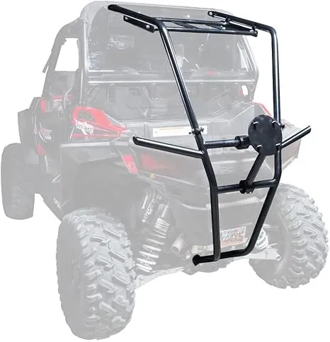 Tusk UTV Rear Bumper, Cargo Rack, and Spare Tire Carrier Compatible with Polaris Ranger RZR 900 Trail 2015-2019