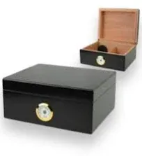 Humidor Supreme 50 Cigar Rembrandt Humidor REMBRANDT BK