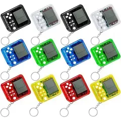 DJMUMU 12Pcs Mini Games Party Favors Keychains