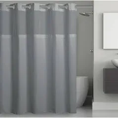 Microfiber Shower Curtain Frost Grey