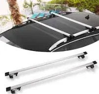 58&#034; Universal Top Roof Rack Cross Bars Luggage For Roof Rack - Lockable With Key