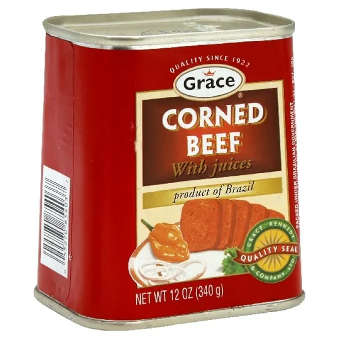 Grace Corned Beef, 12-Ounce Cans (Pack of 4)