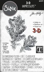 Sizzix -  Tim Holtz - 3D Impresslits  - Oak Leaf