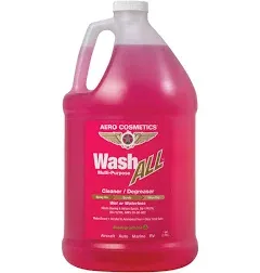 Aero Cosmetics Wash ALL Multi-Purpose Cleaner and Degreaser for your Home, Car, RV, Boat and Motorcycle