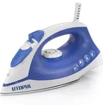 Utopia Home Steam Iron for Clothes - Non-Stick Soleplate - 1200W Clothes Iron...