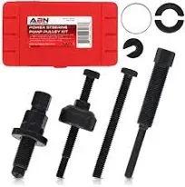 ABN Automotive Power Steering Pump Pulley Remover Installer Tool Kit – Puller...