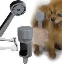 Dog Shower Spray Hose Pet Bathtub Attachment Hairwash Clean Tub Faucet Diverter