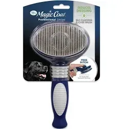 Four Paws Magic Coat Self Cleaning Slicker Brush