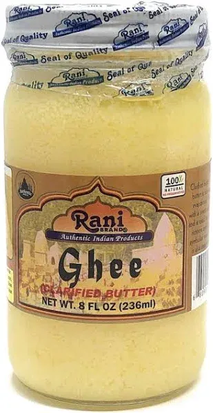 Rani Pure Natural Ghee from Grass Fed Cows ~ Glass Jar