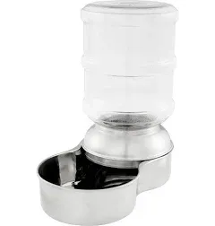 Dog, Petmate Replendish Stainless Steel Waterer (1 Gallon)