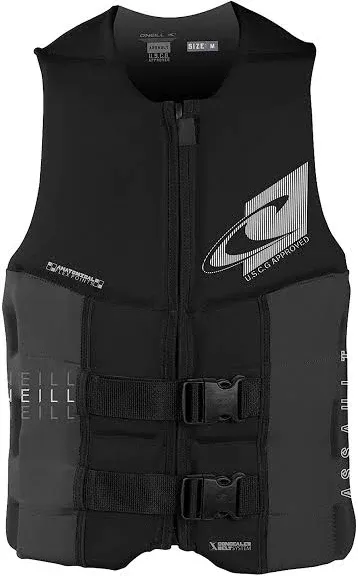 O'Neill Assault USCG Life Vest Dayglo/Black XL