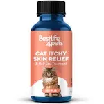 Healthy Skin for Cats - Cat Miliary Dermatitis, Skin Allergy & Cat Scabs Remedy by BestLife4Pets