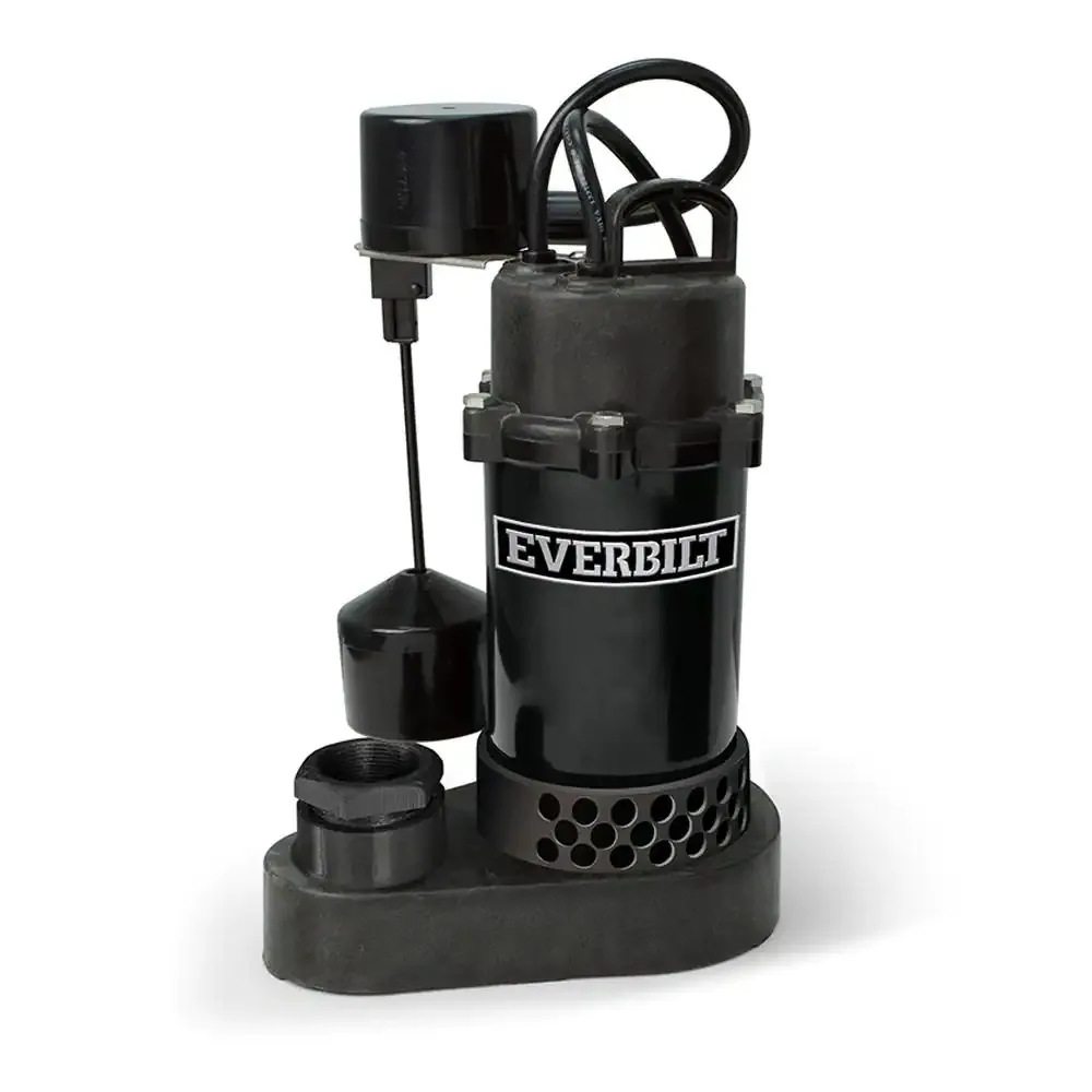 Everbilt 1/3 HP Aluminum Sump Pump Vertical Switch