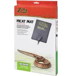 Zilla Terrarium Heat Mat Medium 30-40 Gallon - 16W - 8&#034;X12&#034;