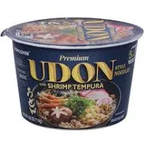 Nongshim Premium Udon Style Noodles with Shrimp Tempura