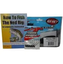 Ned Rig Kit Z Man Finesse T.R.D. 8Pk Finesse Jig Heads 5Pk Green Pumpkin 