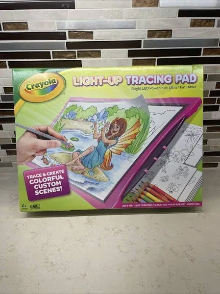 Light Up Tracing Pad Pink, Holiday Gifts &amp; Toys for Kids, Age 6, 7, 8, 9