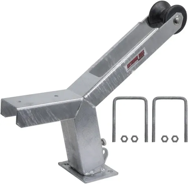 Extreme Max Adjustable Trailer Winch Stand with Roller