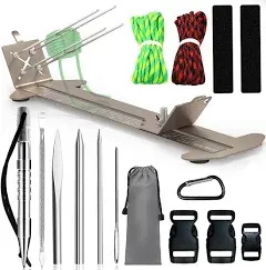 PARACORD BRACELET KIT with Knotters Tool Marlin Spike Fids Jig Maker WILDAIR