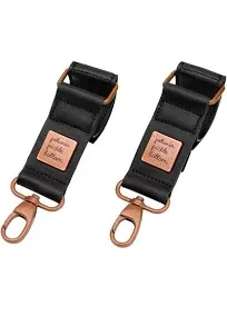 Petunia Pickle Bottom Faux Leather Valet Stroller Clips