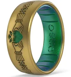 Enso Rings Etched Celtic Silicone Ring