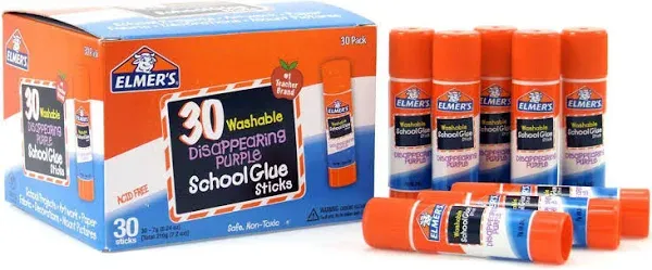 Elmer's Disappearing Purple School Glue Sticks