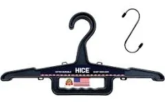 HICE Heavy Duty Standard Hanger | Set of 2 | 150 lb Load Capacity | Black 